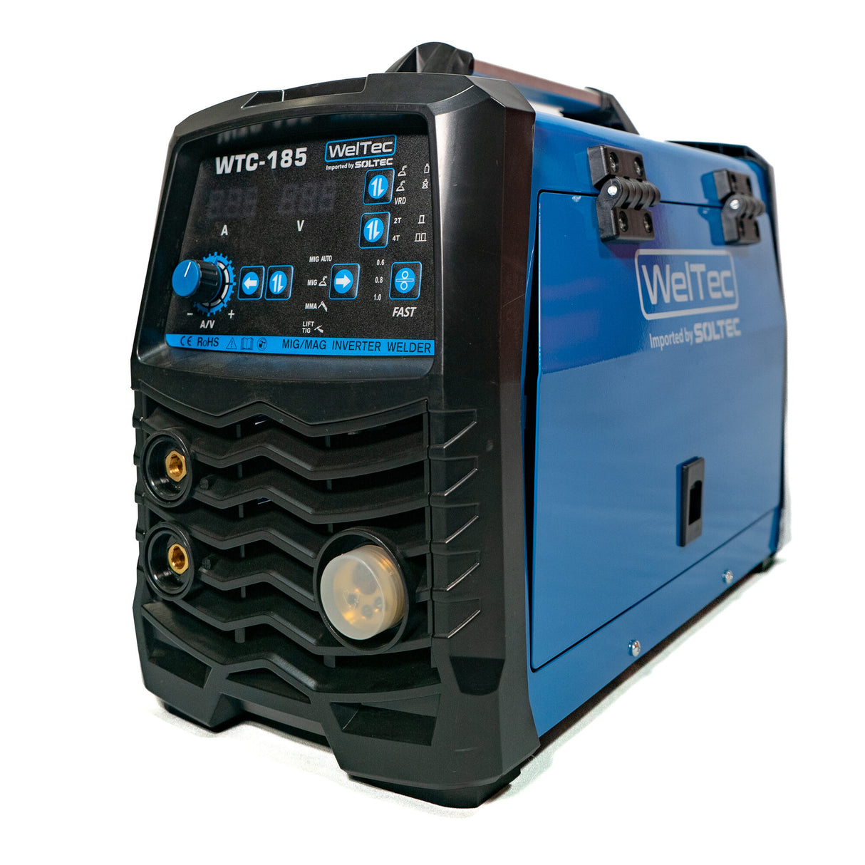 Soldadora MIG multiproceso Weltec 185 WTC-185 220V 185A panel de control – Soltec
