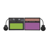 Cristal ADF fotosensible máscara Artery Max con celda solar y filtro de oscurecimiento automático